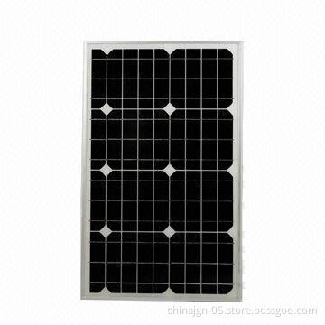 30W Photovoltaic Monocrystalline Solar Panel